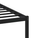 Metalowa rama łóżka z wezgłowiem, dąb sonoma, 75x190 cm Lumarko!