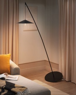 Lampa podłogowa metalowa czarna COMALIE Lumarko!
