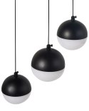 Lampa wisząca LED metalowa 3-punktowa czarna ANKOBRA Lumarko!