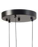 Lampa wisząca LED metalowa 3-punktowa czarna ANKOBRA Lumarko!