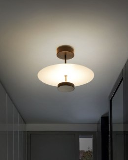 Lampa wisząca LED metalowa z pilotem czarna AFRAM