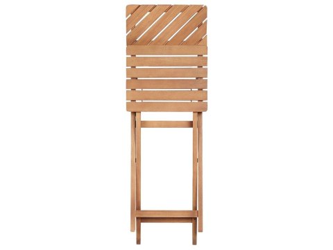 Zestaw mebli balkonowych Drewno Ciemne drewno ARDORE