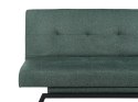 Sofa rozkładana zielona LEEDS