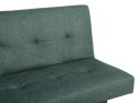 Sofa rozkładana zielona LEEDS