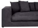 Sofa 3-osobowa czarna GLORVIKA II Lumarko!