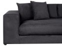 Sofa 3-osobowa czarna GLORVIKA Lumarko!