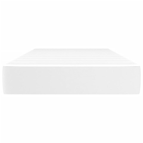 Materac kieszeniowy dla dzieci, biały, 80x160 cm, ekoskóra Lumarko!