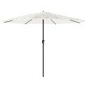 Parasol ogrodowy na stalowym słupku, biały, 324x324x247 cm Lumarko!