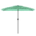 Parasol ogrodowy na stalowym słupku, zielony, 300x200x250 cm Lumarko!