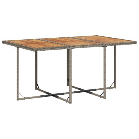 11-cz. zestaw mebli do ogrodu, z poduszkami, szary rattan PE Lumarko!