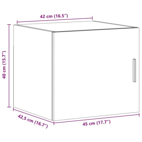 Szafka wisząca, szary dąb sonoma, 45x42,5x40 cm Lumarko!