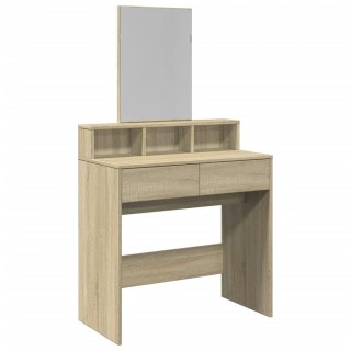 Toaletka z lustrem, dąb sonoma, 80x41x144,5 cm Lumarko!