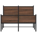 Metalowa rama łóżka z wezgłowiem i zanóżkiem 120x190 cm Lumarko!
