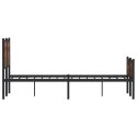Metalowa rama łóżka z wezgłowiem i zanóżkiem 120x190 cm Lumarko!