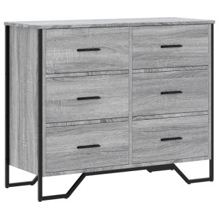 Komoda, szary dąb sonoma, 91x35,5x74,5 cm Lumarko!