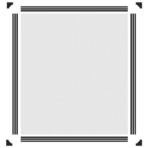 Magnetyczna moskitiera okienna, antracytowa, 120x140 cm Lumarko!