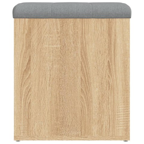 Ławka ze schowkiem, dąb sonoma, 42x42x45 cm Lumarko!