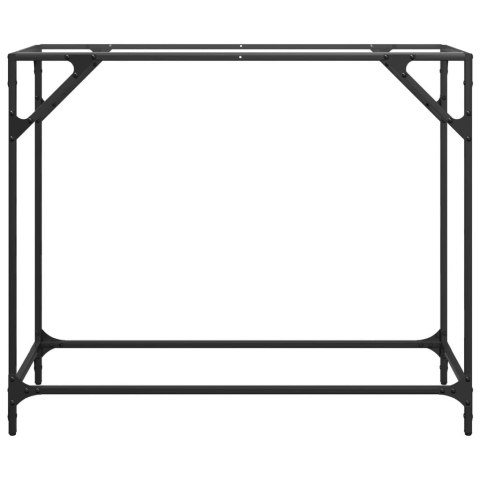 Stolik konsolowy z przezroczystym, szklanym blatem, 98x35x81 cm Lumarko!