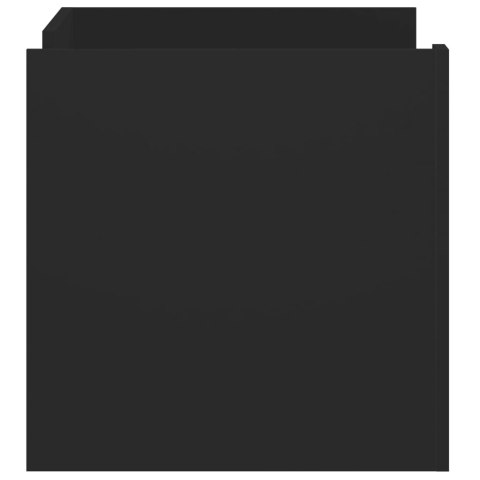 Stolik kawowy, czarny, 80x50x50 cm, materiał drewnopochodny Lumarko!