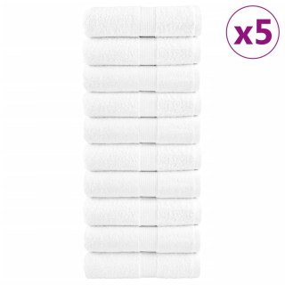 Ręczniki dla gości, premium, 50 szt., białe, 30x50 cm, bawełna Lumarko!