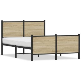 Metalowa rama łóżka z wezgłowiem i zanóżkiem 120x200 cm Lumarko!