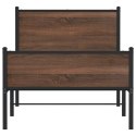 Metalowa rama łóżka z wezgłowiem i zanóżkiem 90x190 cm Lumarko!