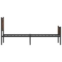 Metalowa rama łóżka z wezgłowiem i zanóżkiem 90x190 cm Lumarko!