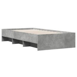 Rama łóżka, szarość betonu, 100x200 cm, materiał drewnopochodny Lumarko!