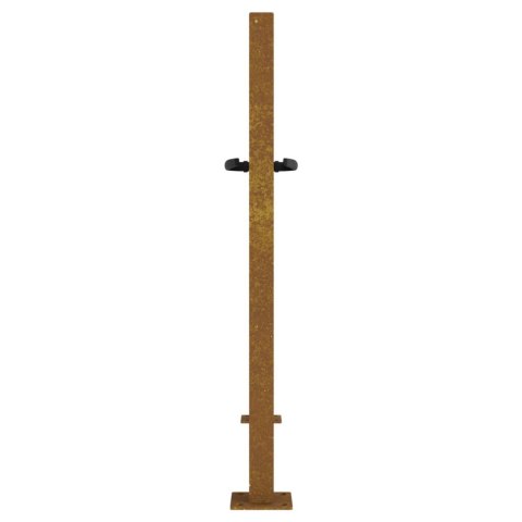 Furtka ogrodowa, 105x105 cm, stal kortenowska, motyw bambusa Lumarko!