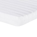 Sofa rozsuwana z materacami, czarna, 90x200 cm, tkanina Lumarko!