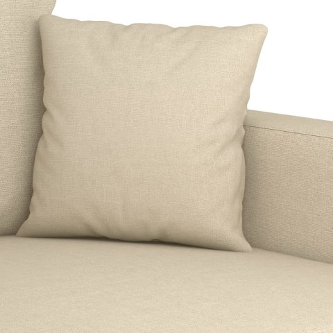 3-osobowa sofa, kremowa, 180 cm, tapicerowana tkaniną Lumarko!
