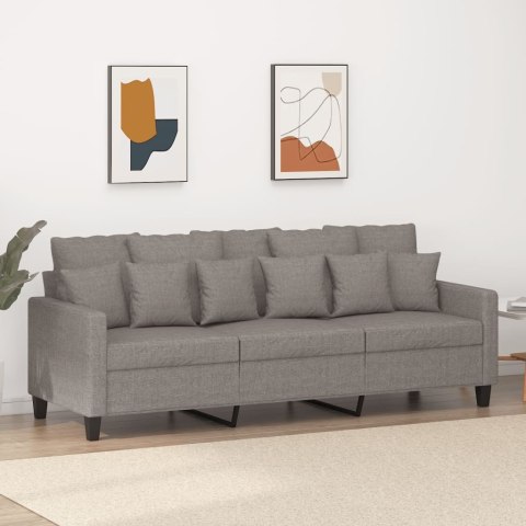 Sofa 3-osobowa, kolor taupe, 180 cm, tapicerowana tkaniną Lumarko!