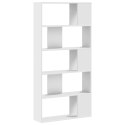 5-poziomowy regał, biały, 80,5x23,5x162,5 cm Lumarko!