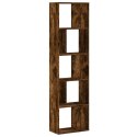 5-poziomowy regał na książki przydymiony dąb 45x23,5x162,5 cm Lumarko!