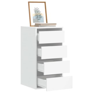 VidaXL Komoda, biała, 40x41x76 cm, materiał drewnopochodny