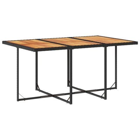 11-cz. zestaw mebli do ogrodu, z poduszkami, czarny rattan PE Lumarko!