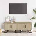 Szafka pod TV, dąb sonoma, 122x34x41 cm materiał drewnopochodny Lumarko!