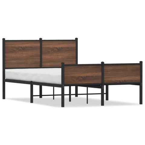 Metalowa rama łóżka z wezgłowiem i zanóżkiem 120x200 cm Lumarko!