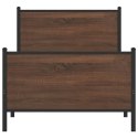 Metalowa rama łóżka z wezgłowiem i zanóżkiem 90x200 cm Lumarko!
