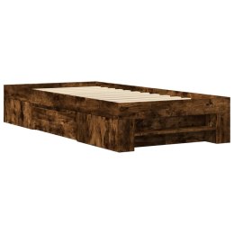 Rama łóżka, przydymiony dąb, 100x200cm, materiał drewnopochodny Lumarko!
