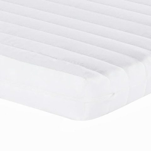 Materac piankowy, biały 120x210 cm, 7-strefowy, twardość 20 ILD Lumarko!