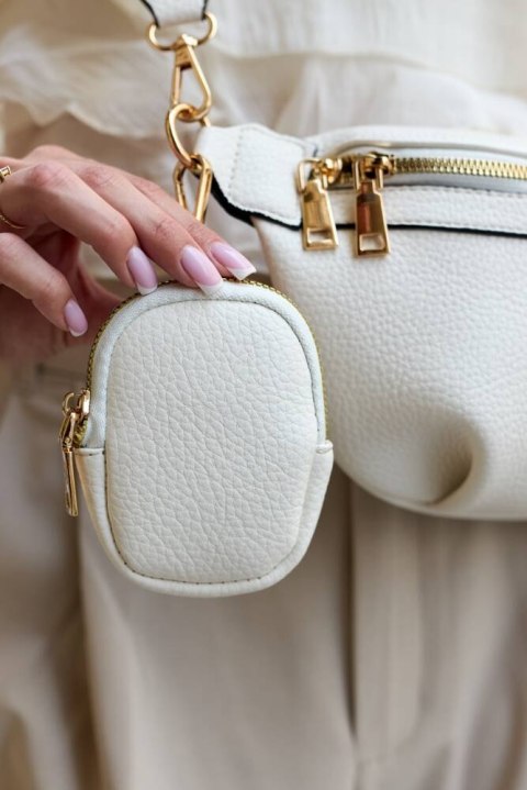 Praktyczna saszetka damska ze skóry ekologicznej - Rovicky