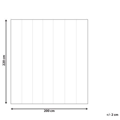 Kołdra poliestrowa bardzo ciepła 200 x 220 cm MAZONGSHAN