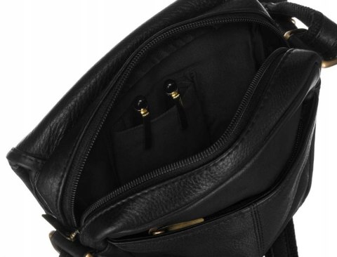 Męska, skórzana listonoszka na ramię — Peterson Lumarko!