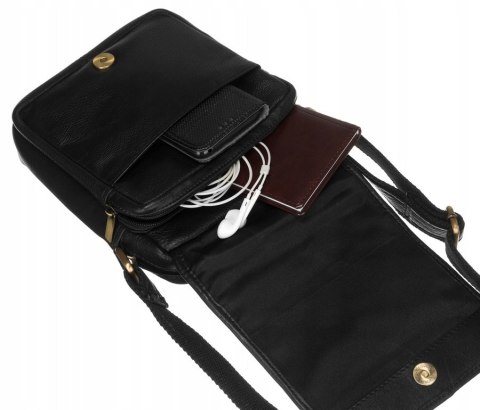 Męska, skórzana listonoszka na ramię — Peterson Lumarko!