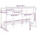  Stolik barowy, 180x80x110 cm, lite drewno sosnowe Lumarko!