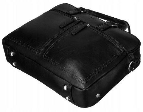 Torba na laptopa do 14 cali wykonana ze skóry ekologicznej Lumarko!