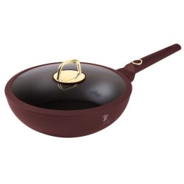 WOK TYTANOWY Z POKRYWĄ 28cm BERLINGER HAUS BH-8034 LEONARDO Lumarko!