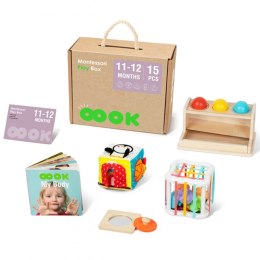 TOOKY TOY Box Pudełko XXL Montessori Edukacyjne 5w1 Sensoryczne 11-12 Mies Lek Lumarko!