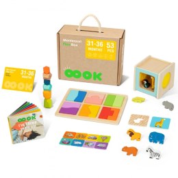 TOOKY TOY Box Pudełko XXL Montessori Edukacyjne 7w1 Sensoryczne 31-36 Mies. Lek